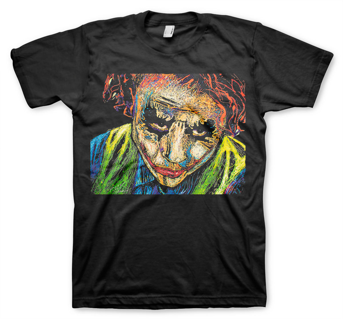 The Joker Neon Heath Ledger T-Shirt