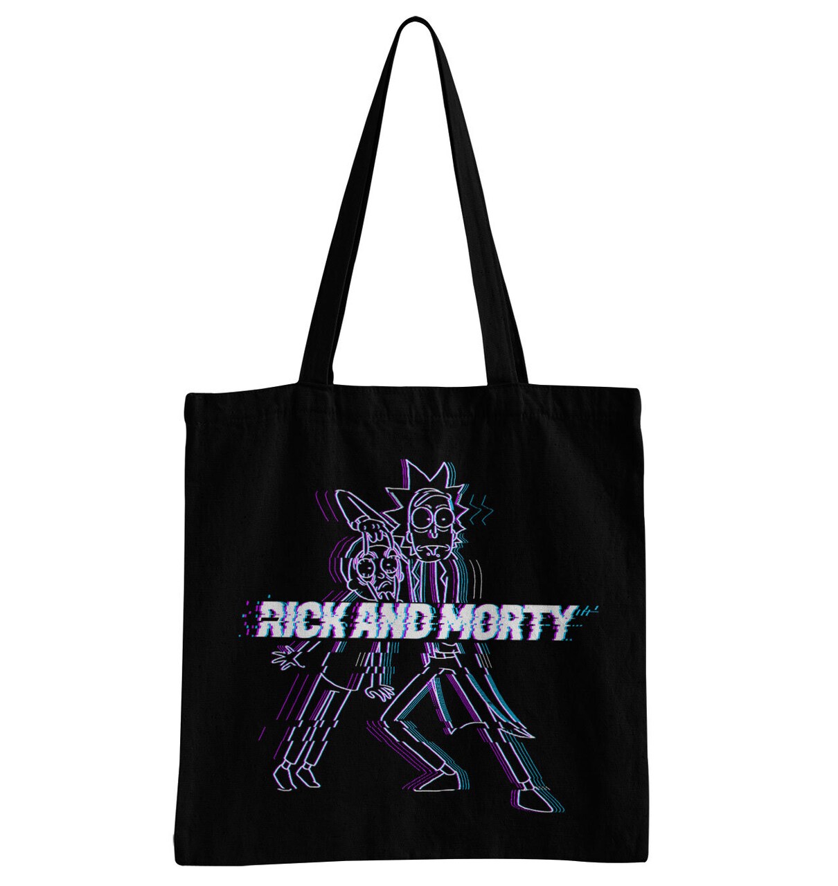 Rick And Morty Glitch Tasche
