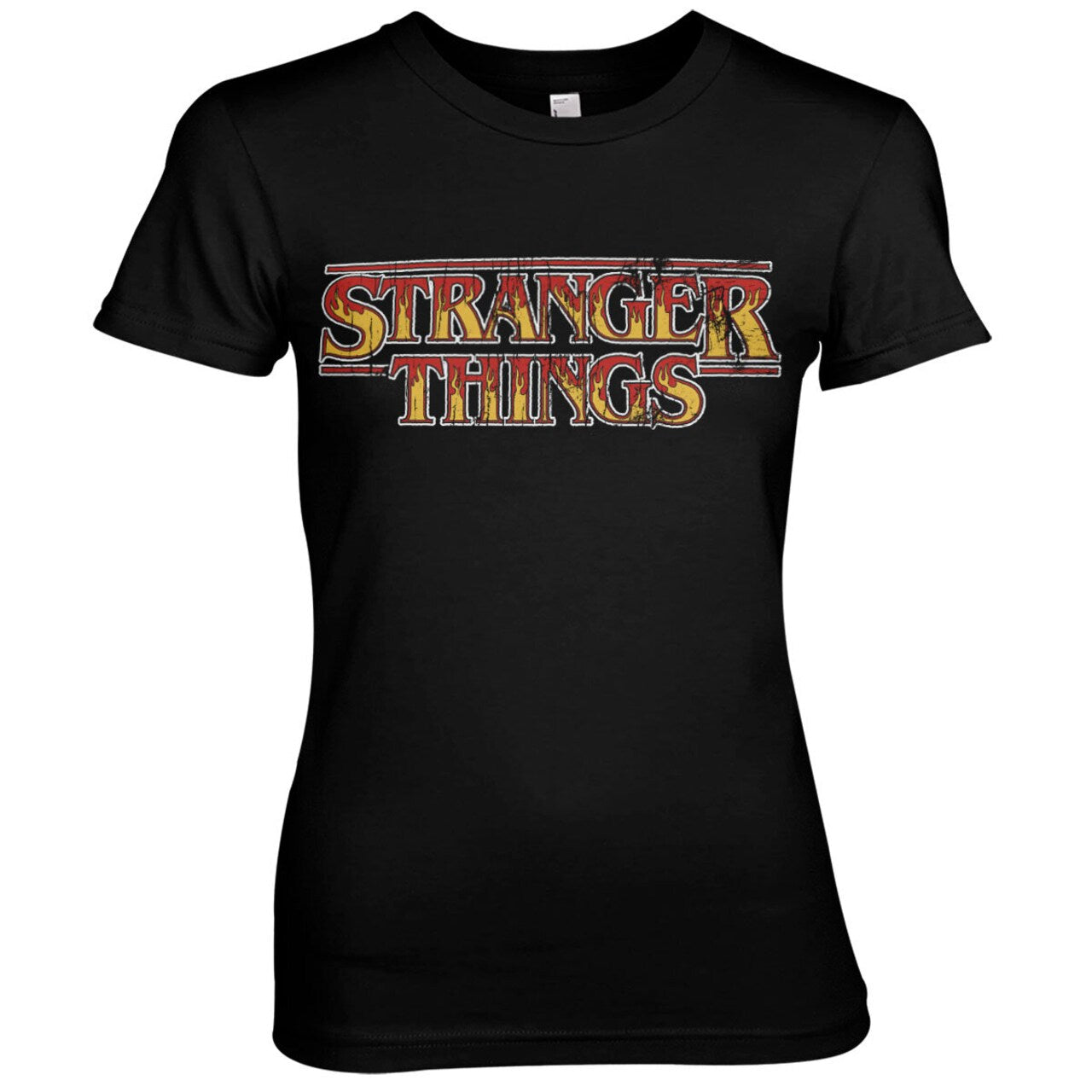 Stranger Things Fire Logo Woman T-Shirt