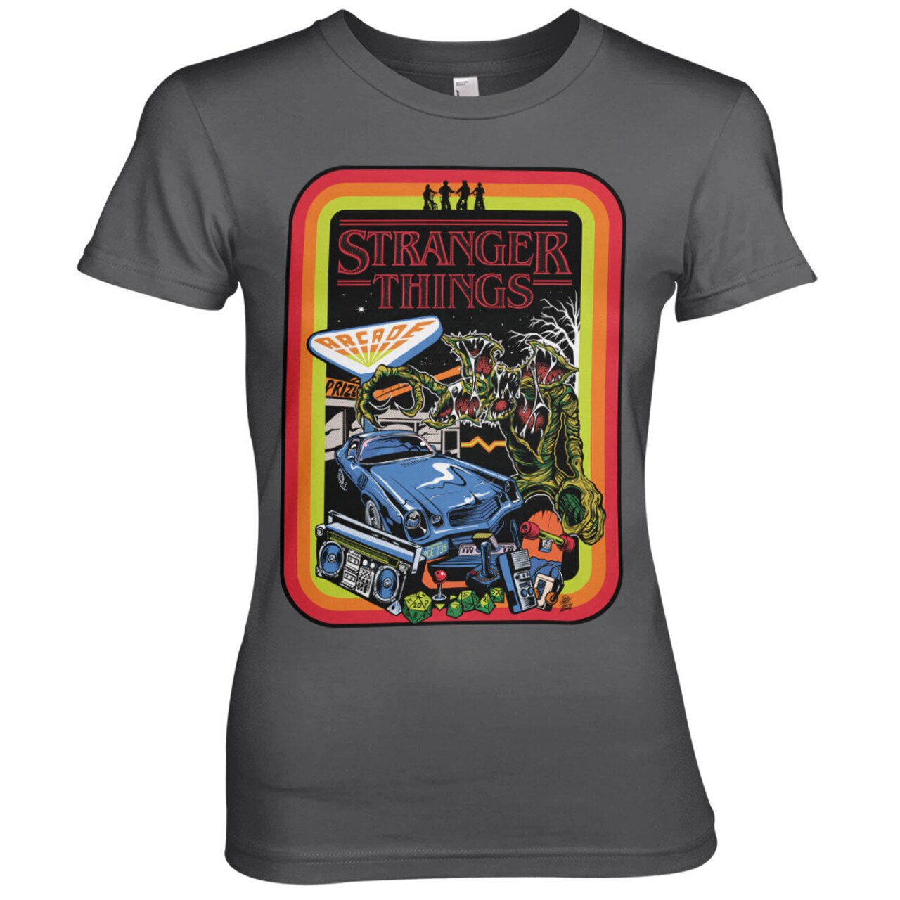 Stranger Things Retro Poster Woman T-Shirt