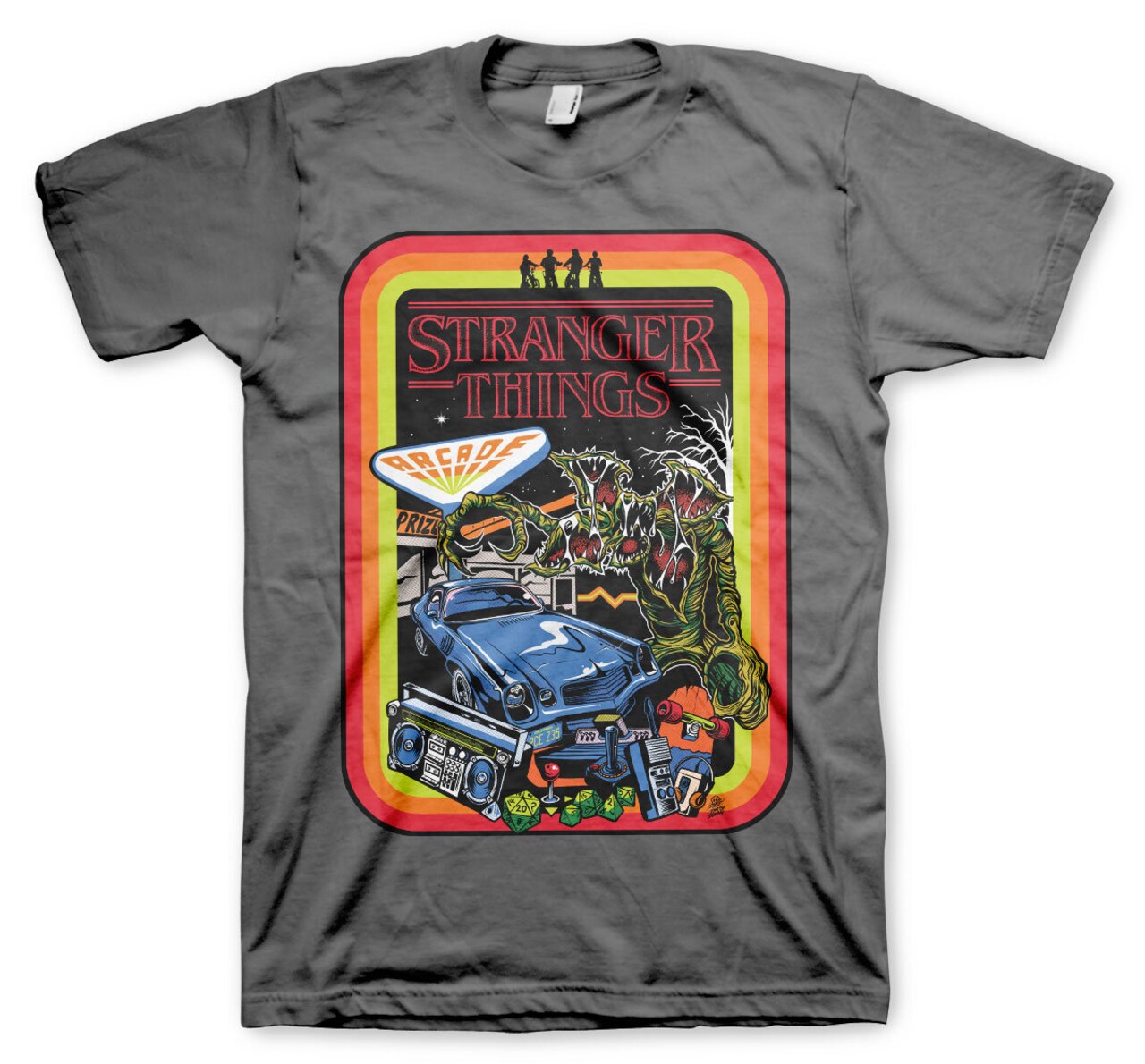 Stranger Things Retro Poster T-Shirt