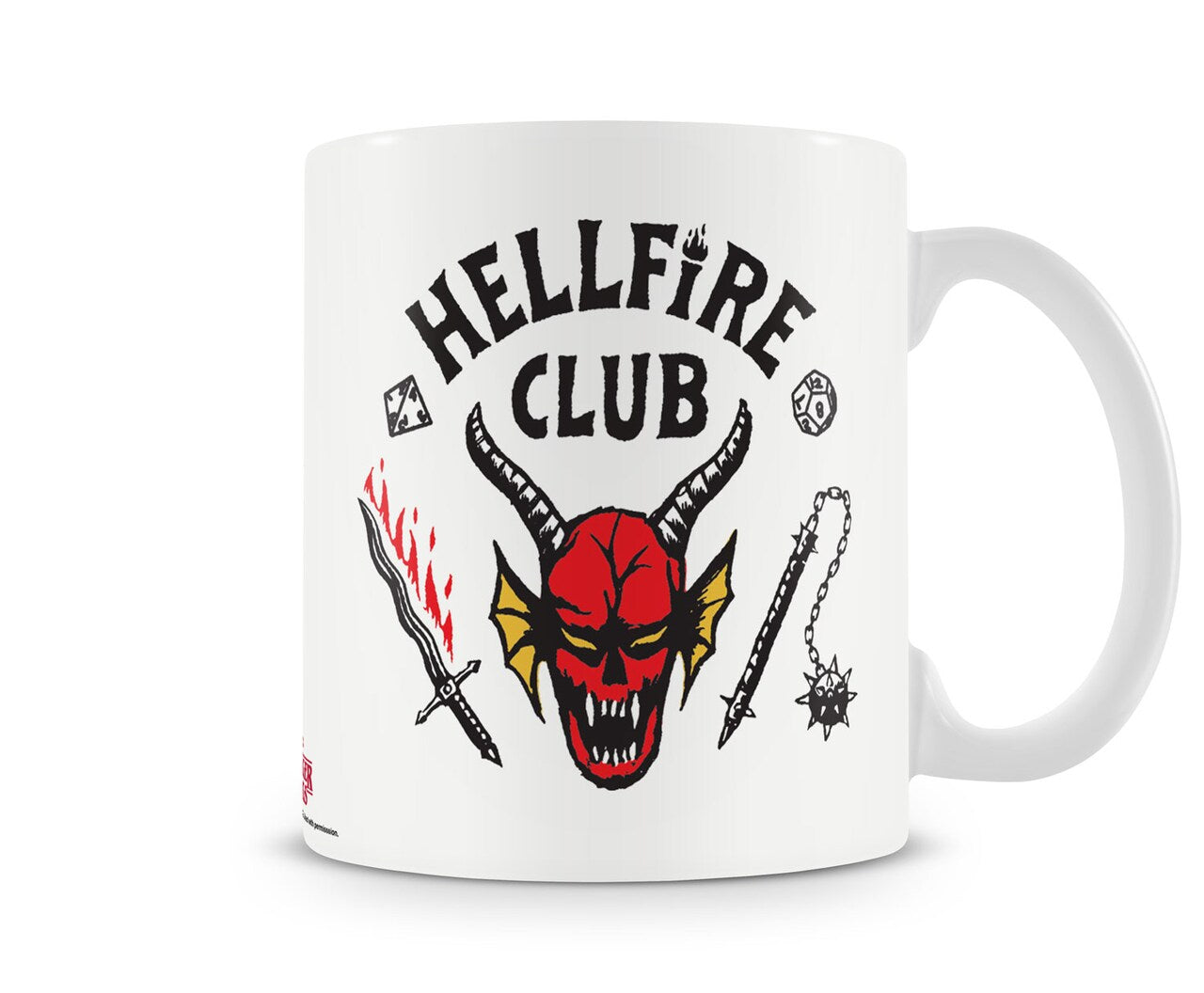 Stranger Things Hellfire Club Tasse