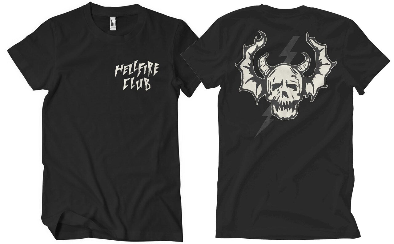 Stranger Things Hellfire Club Skull Tee